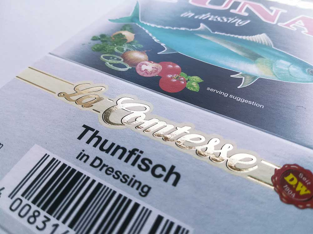 Druckerei Prettenhofer Produkt | Heißsiegelprägung
